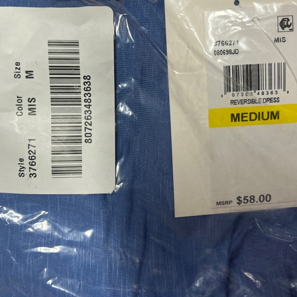 BECCA BY REBECCA VIRTUE Reversible Mini Dress in Coastline NWT - Picture 3 of 5